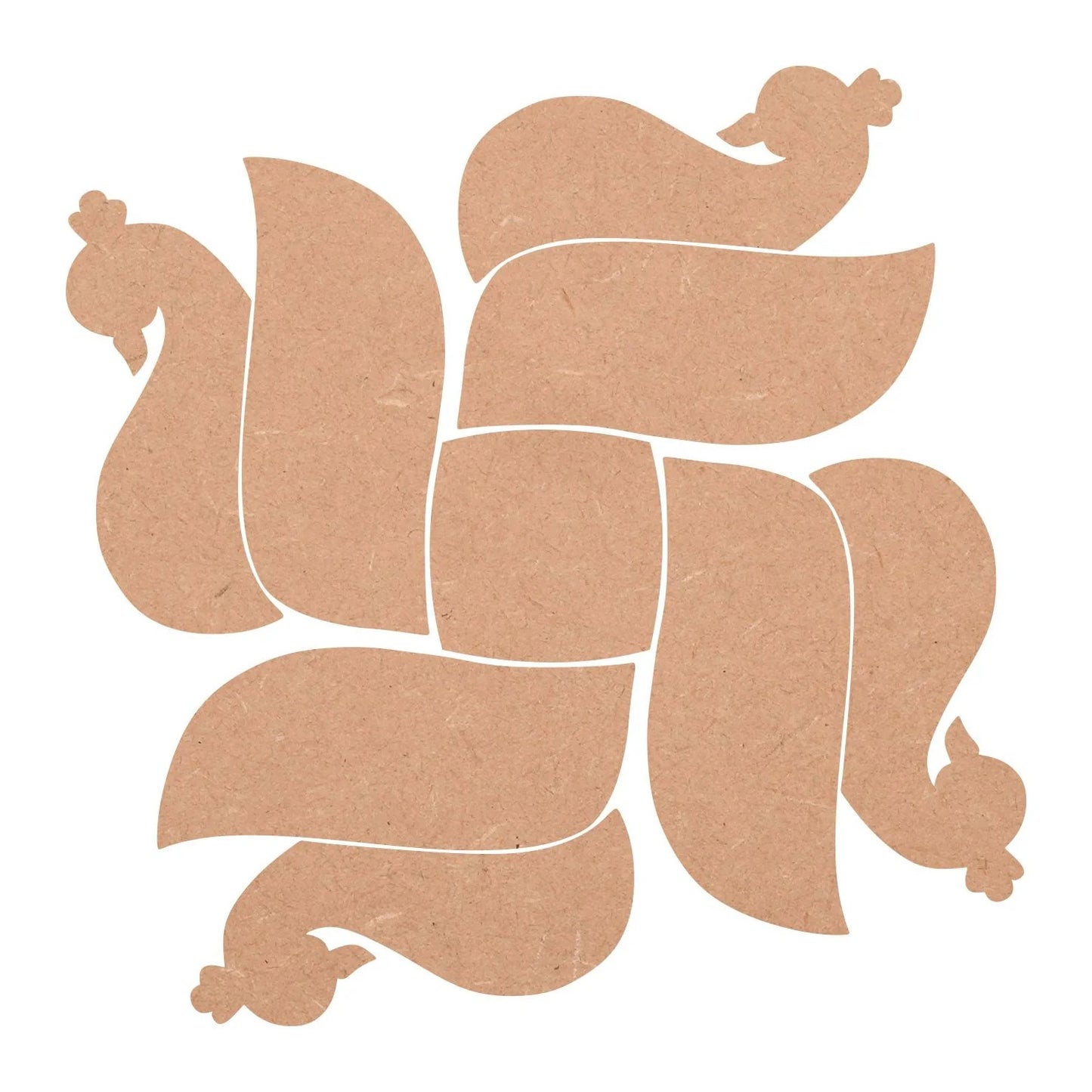 MDF Peacock Rangoli Base 3