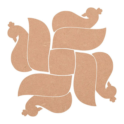 MDF Peacock Rangoli Base 3