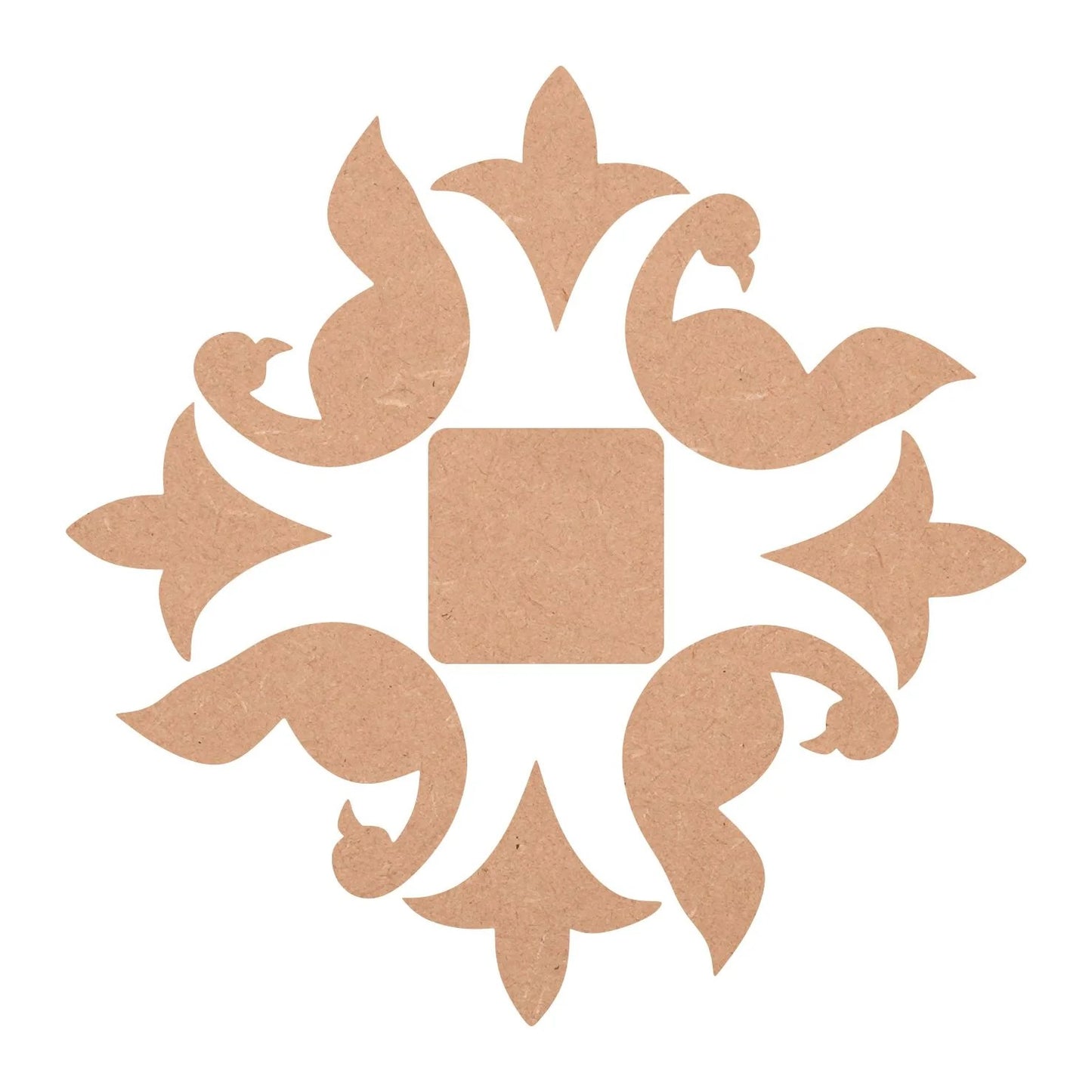 MDF Peacock Rangoli Base 4