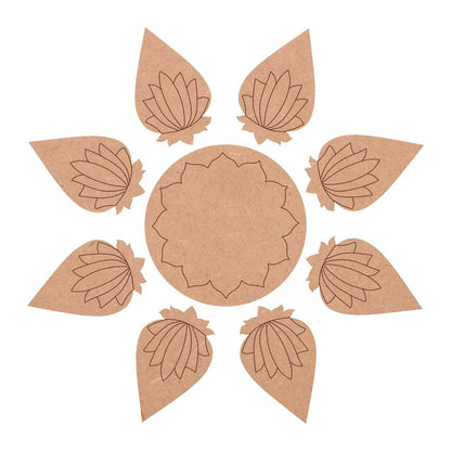MDF Premarked Rangoli Base 2