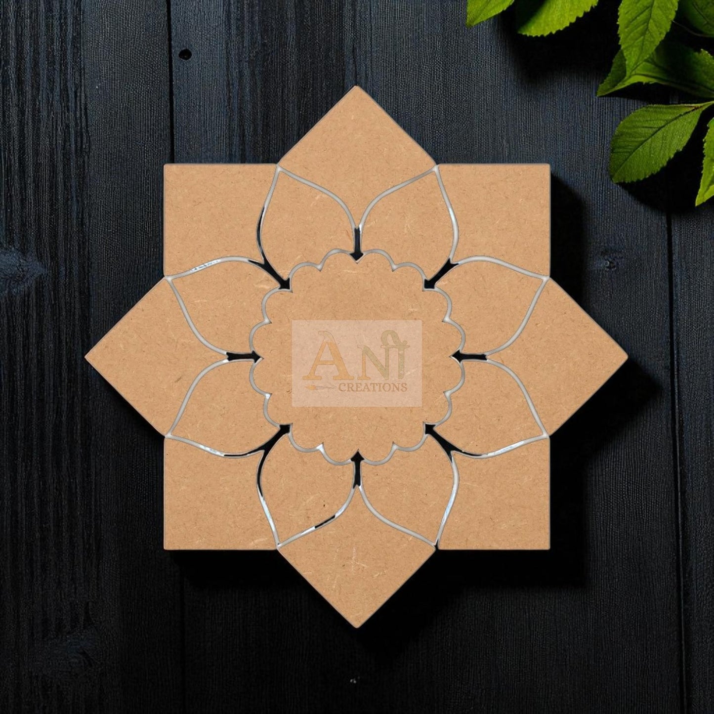 MDF Rangoli Base 10
