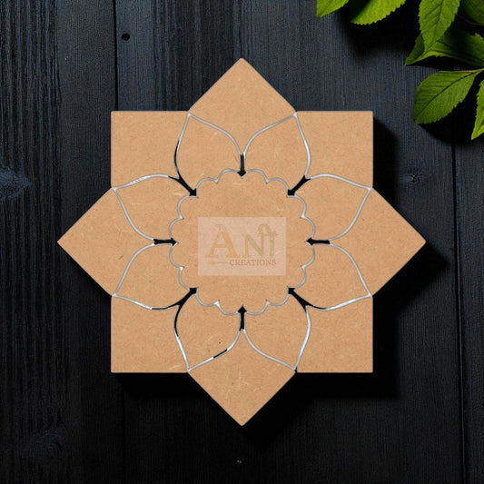 MDF Rangoli Base 10