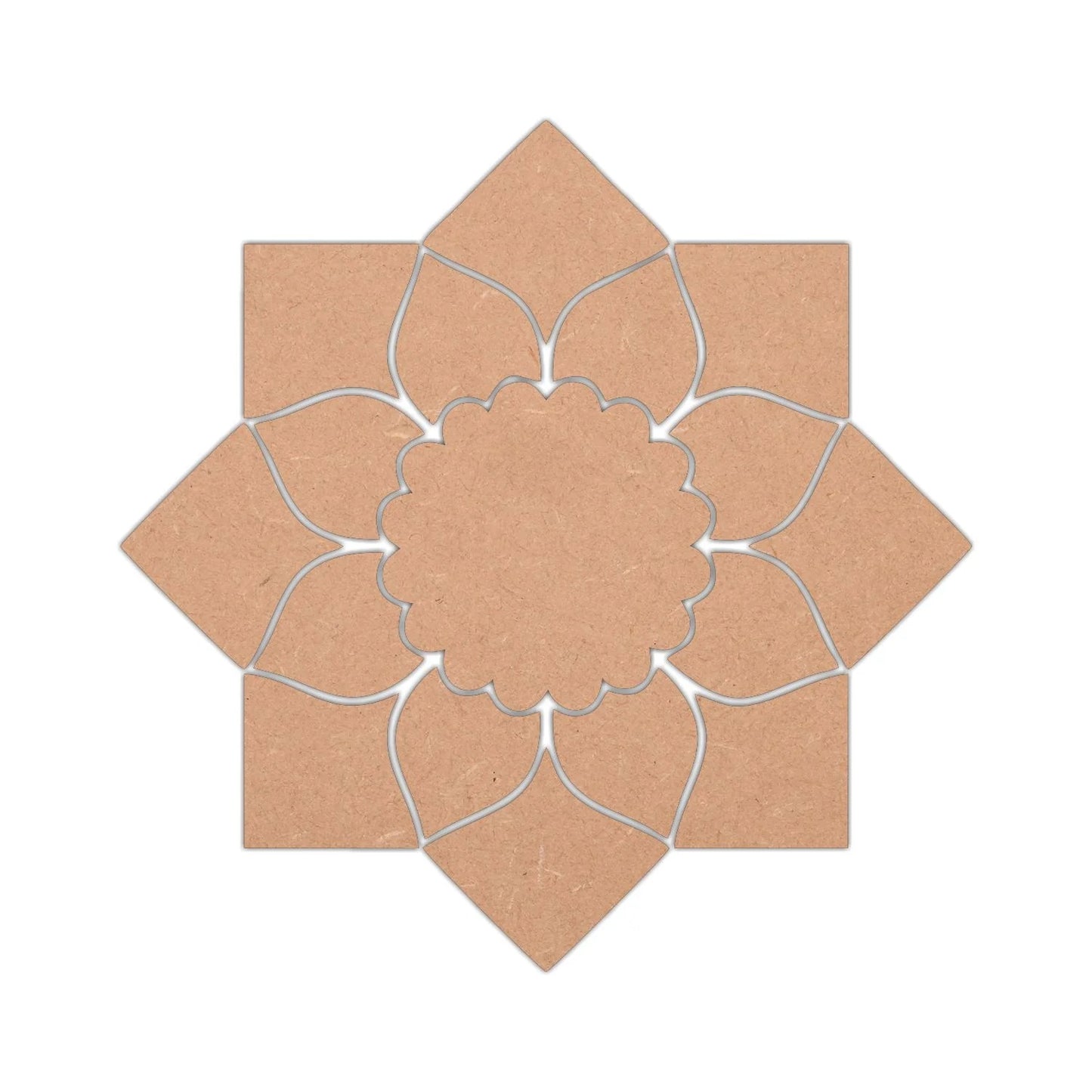MDF Rangoli Base 10