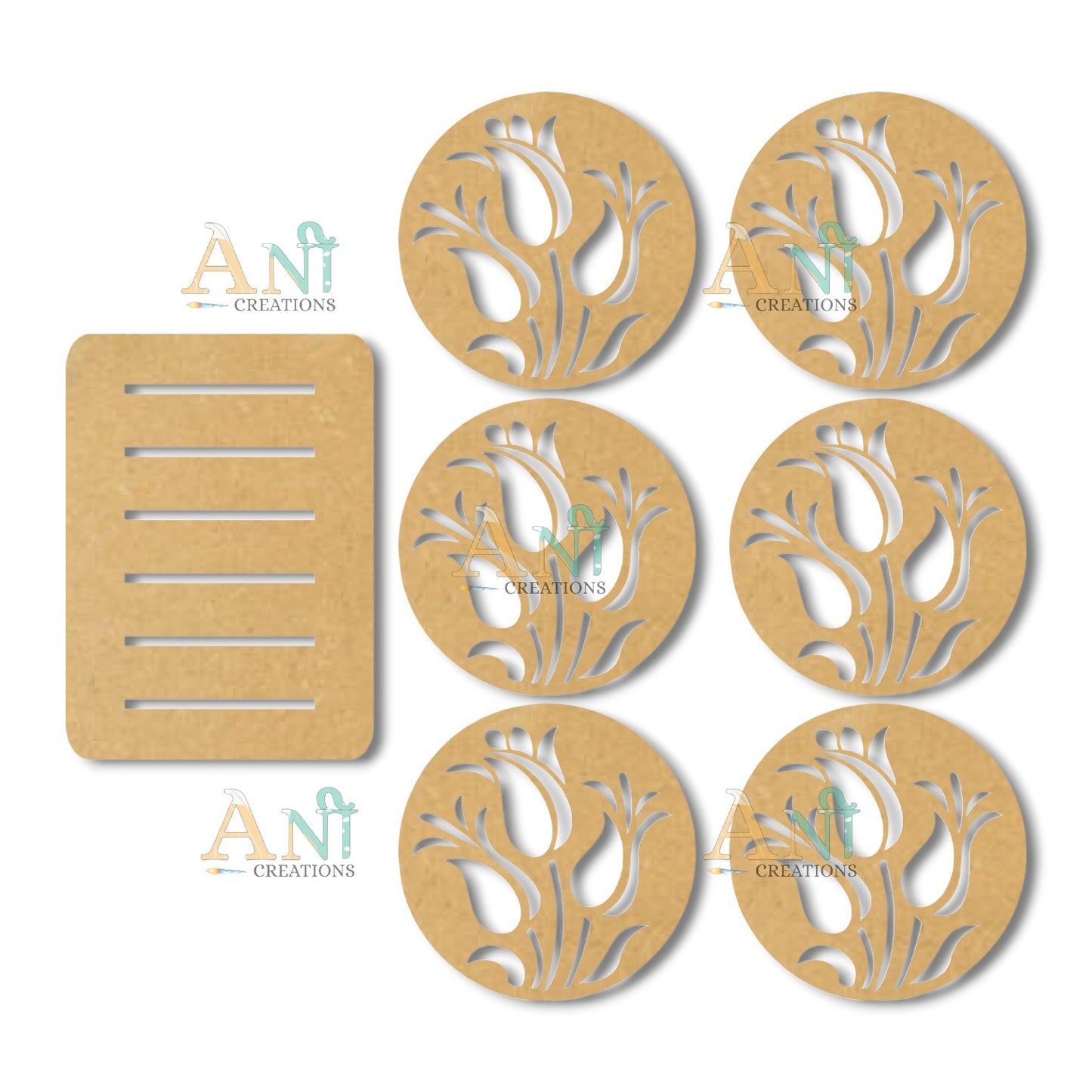 Cutwork Tea Coaster 02