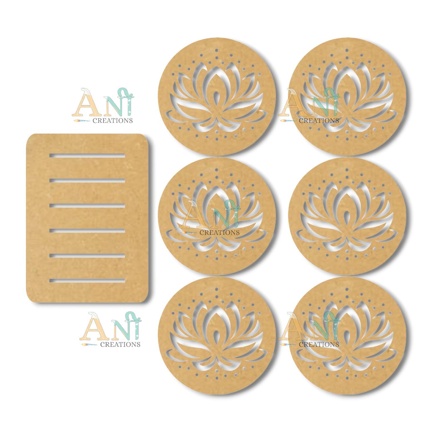 Cutwork Tea Coaster 03