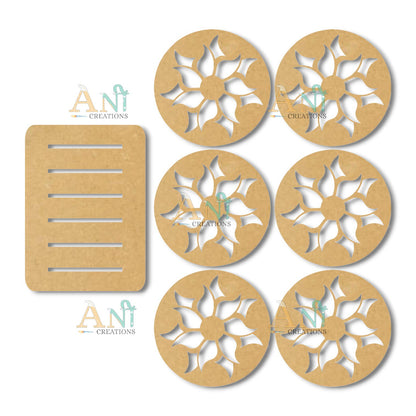 Cutwork Tea Coaster 04