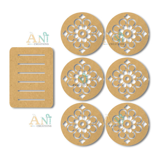 Cutwork Tea Coaster 05