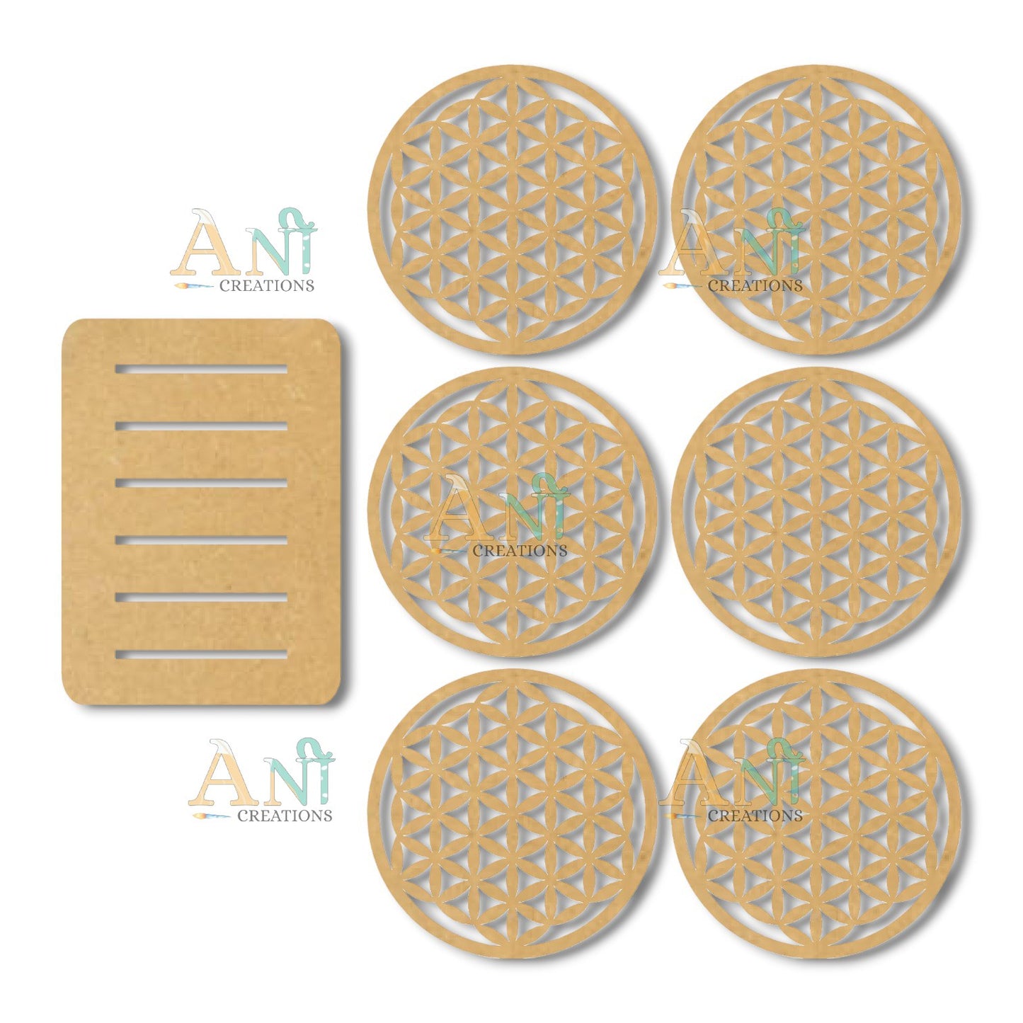 Cutwork Tea Coaster 06