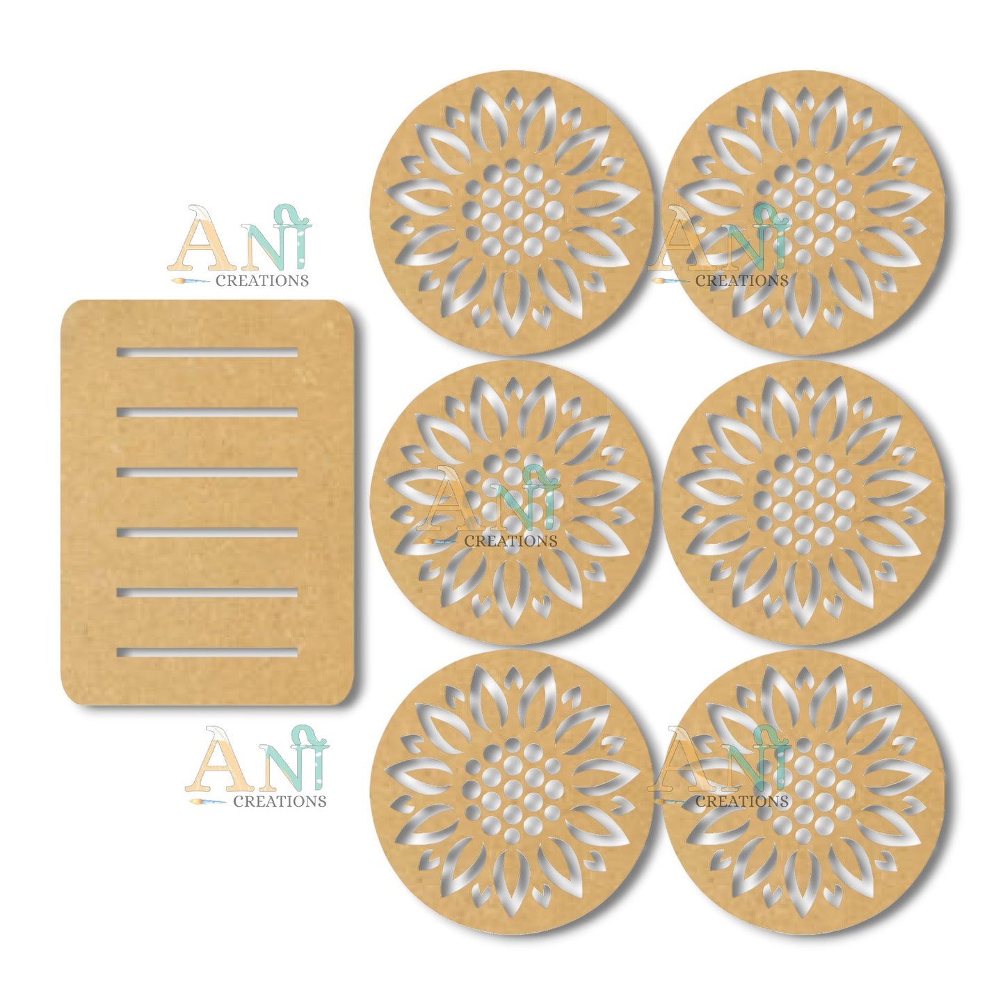 Cutwork Tea Coaster 07