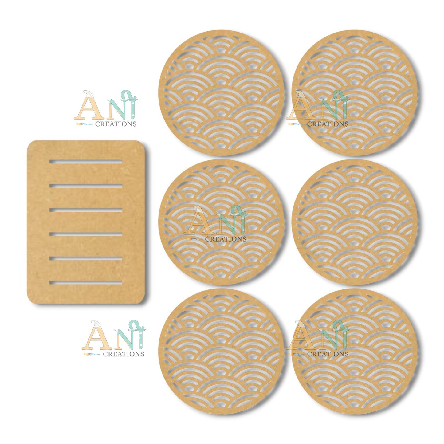 Cutwork Tea Coaster 09