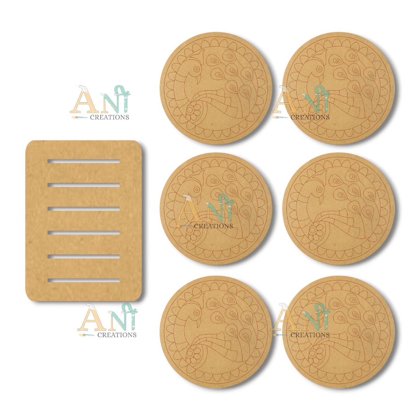 Pre Marked Tea Coaster