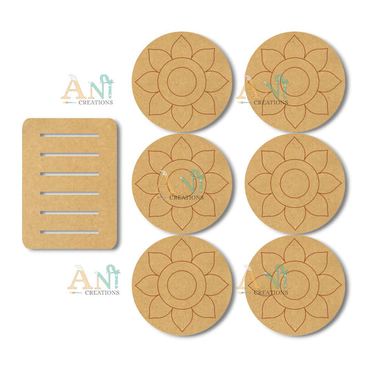 Pre Marked Tea Coaster 02