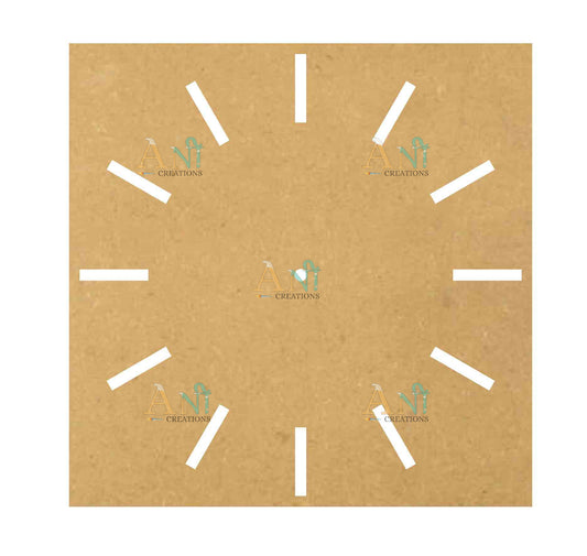 MDF clock cutout 5
