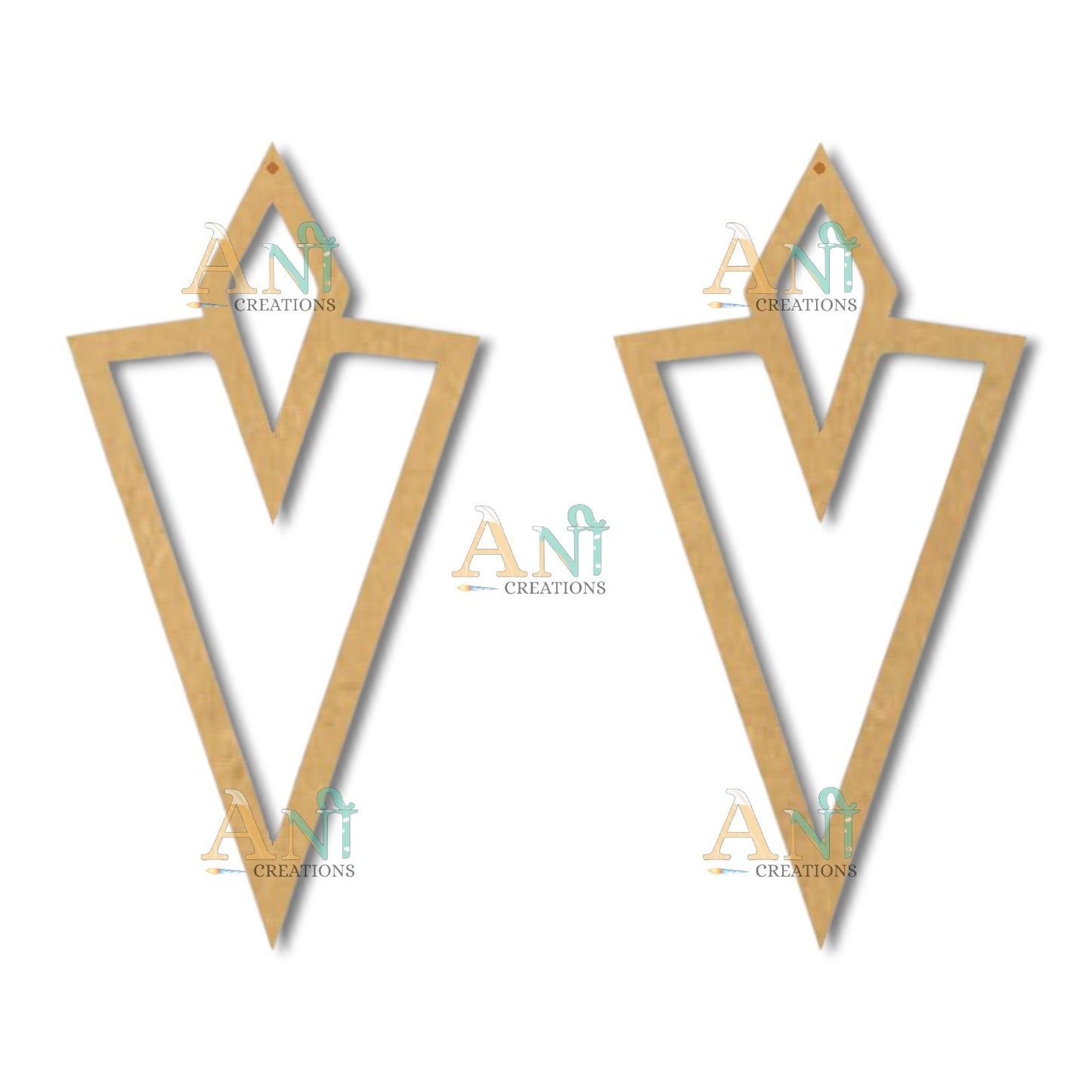 Earrings MDF Design 1