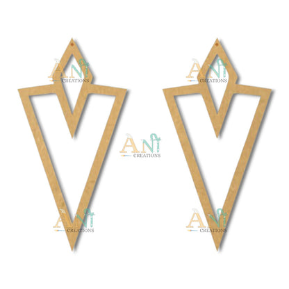 Earrings MDF Design 1