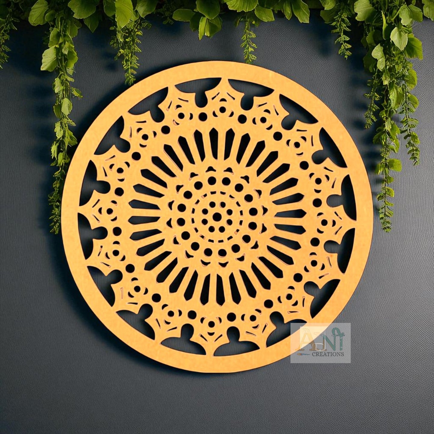 Mandala Base Cutout MDF Design 5