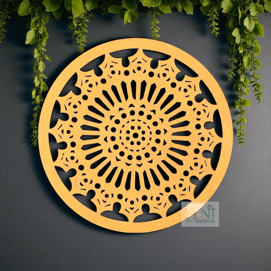 Mandala Base Cutout MDF Design 5