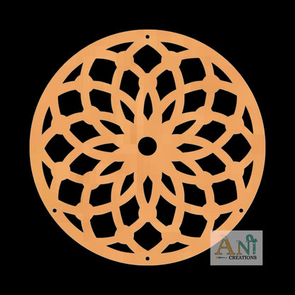 Mandala Base Cutout MDF Design 15