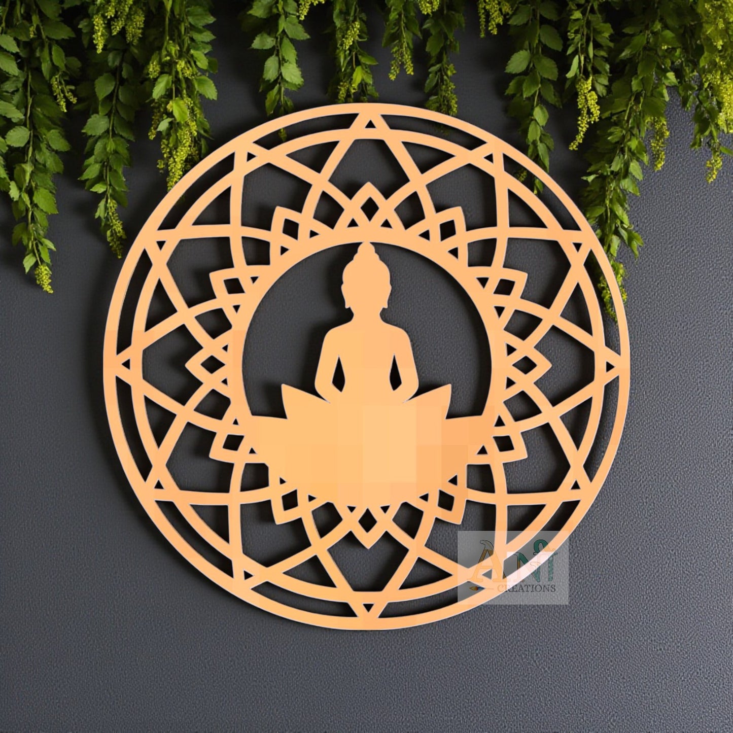 Mandala Base Cutout MDF Design 17