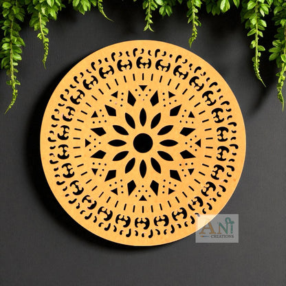 Mandala Base Cutout MDF Design 7