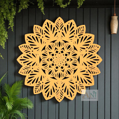 Mandala Base Cutout MDF Design 8