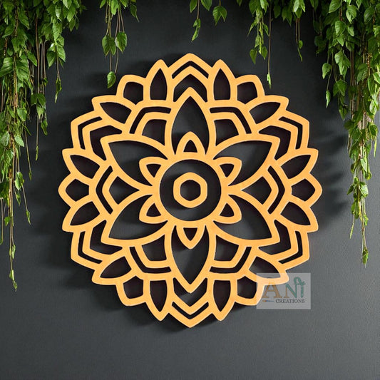 Mandala Base Cutout MDF Design 10