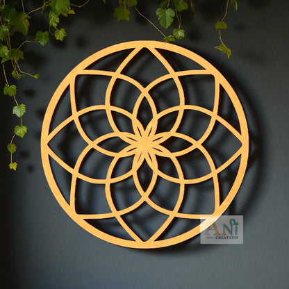 Mandala Base Cutout MDF Design 12