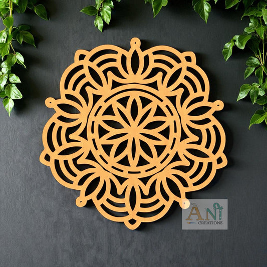 Mandala Base Cutout MDF Design 13