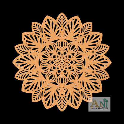 Mandala Base Cutout MDF Design 8