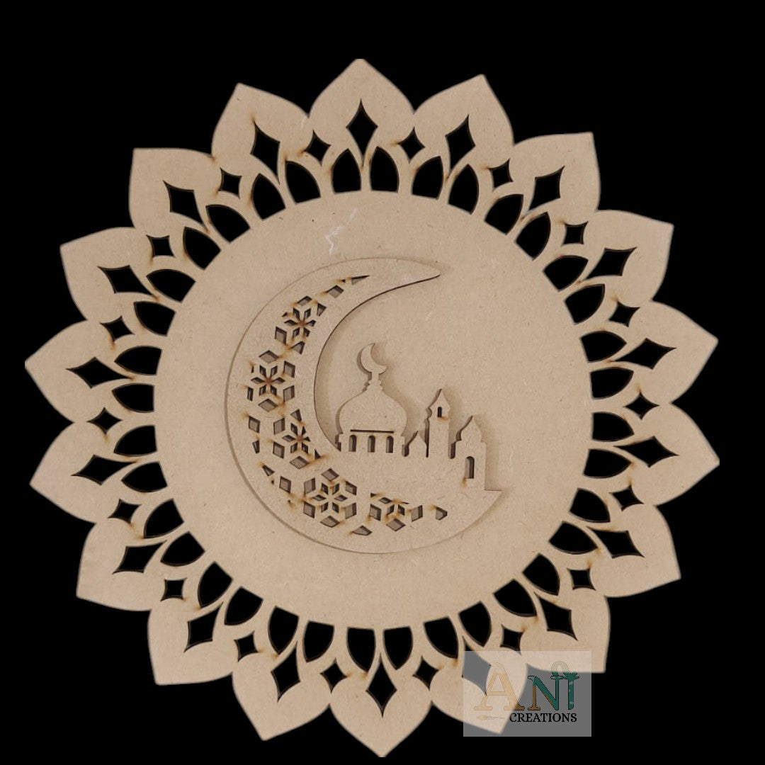 Mandala Base Cutout MDF Design 2