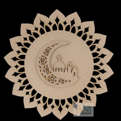 Mandala Base Cutout MDF Design 2