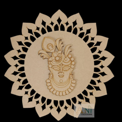 Mandala Base Cutout MDF Design 3