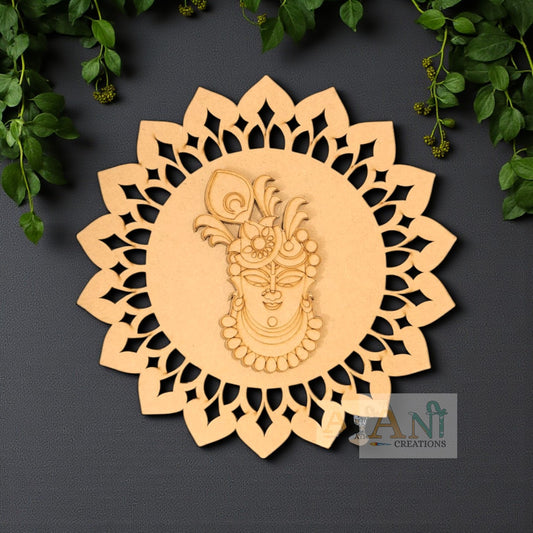 Mandala Base Cutout MDF Design 3