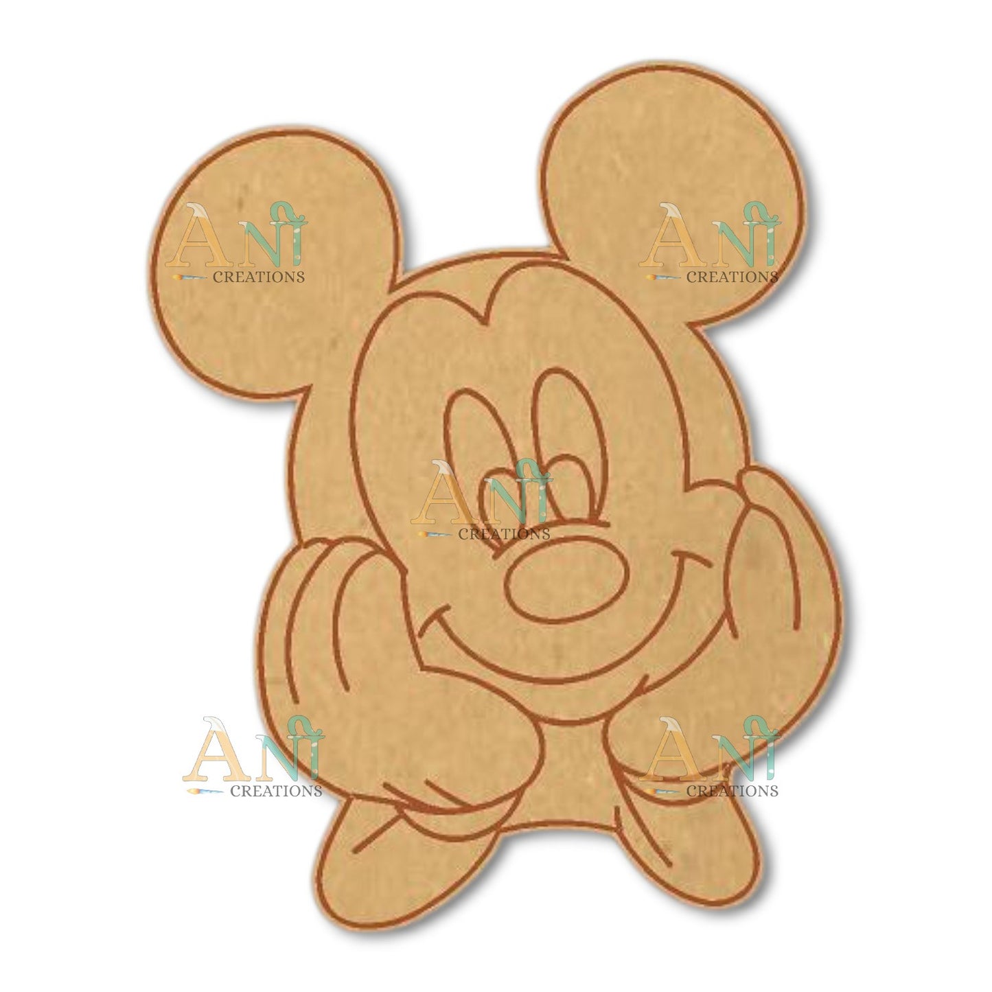 Mickey 3  MDF Cutout