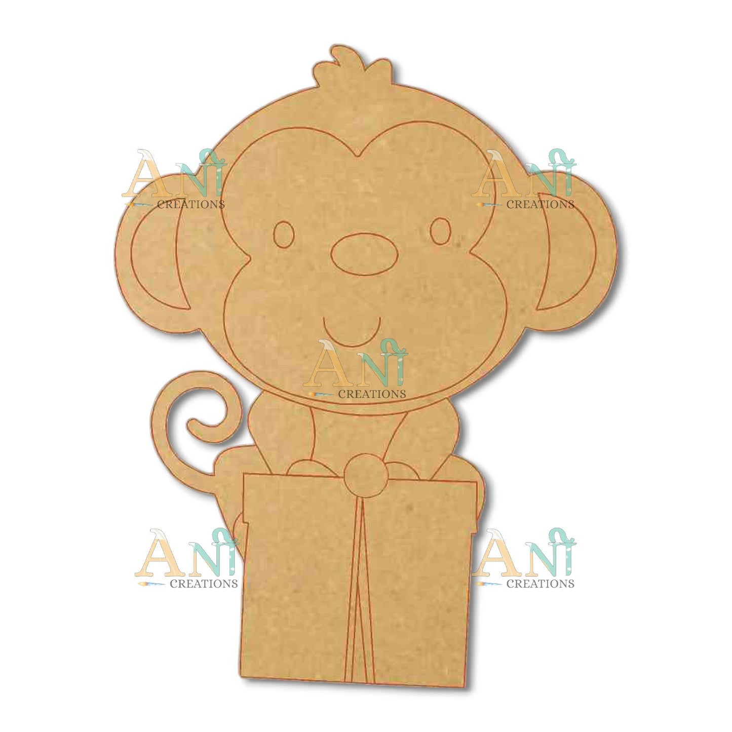 Monkey 1  MDF Cutout
