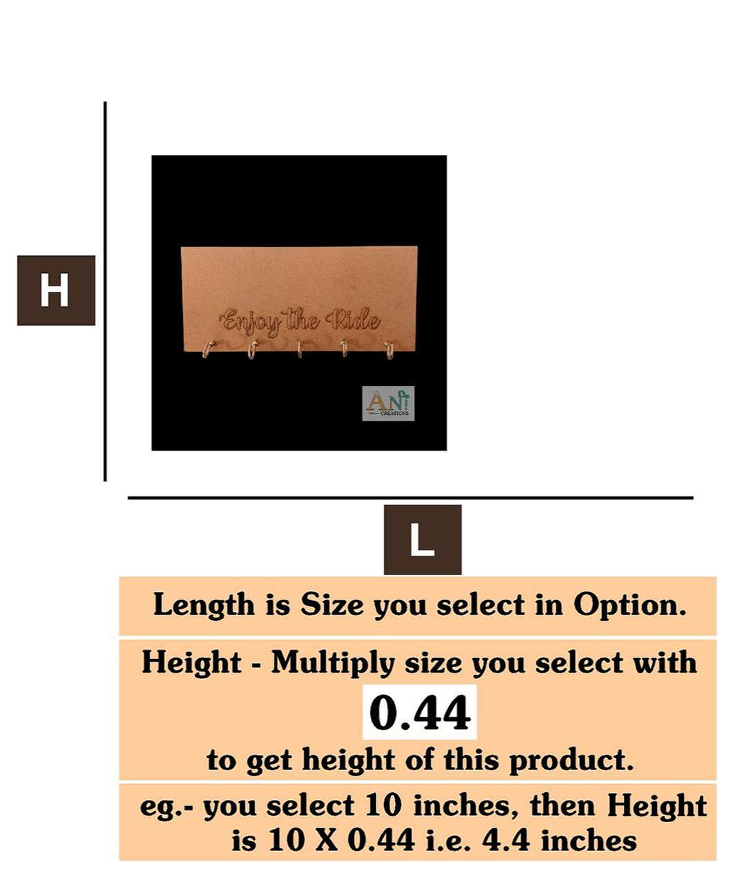 Rectangle Shape Keyholder Mdf Cutout