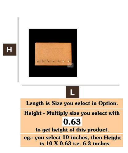 Rectangle Shape Keyholder MDF cutout 1