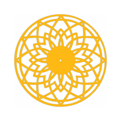 Golden Acrylic Number Clock Dial 1