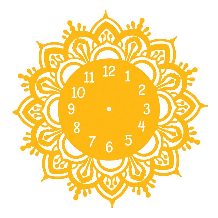 New Cutwork Border Clock Dial 6