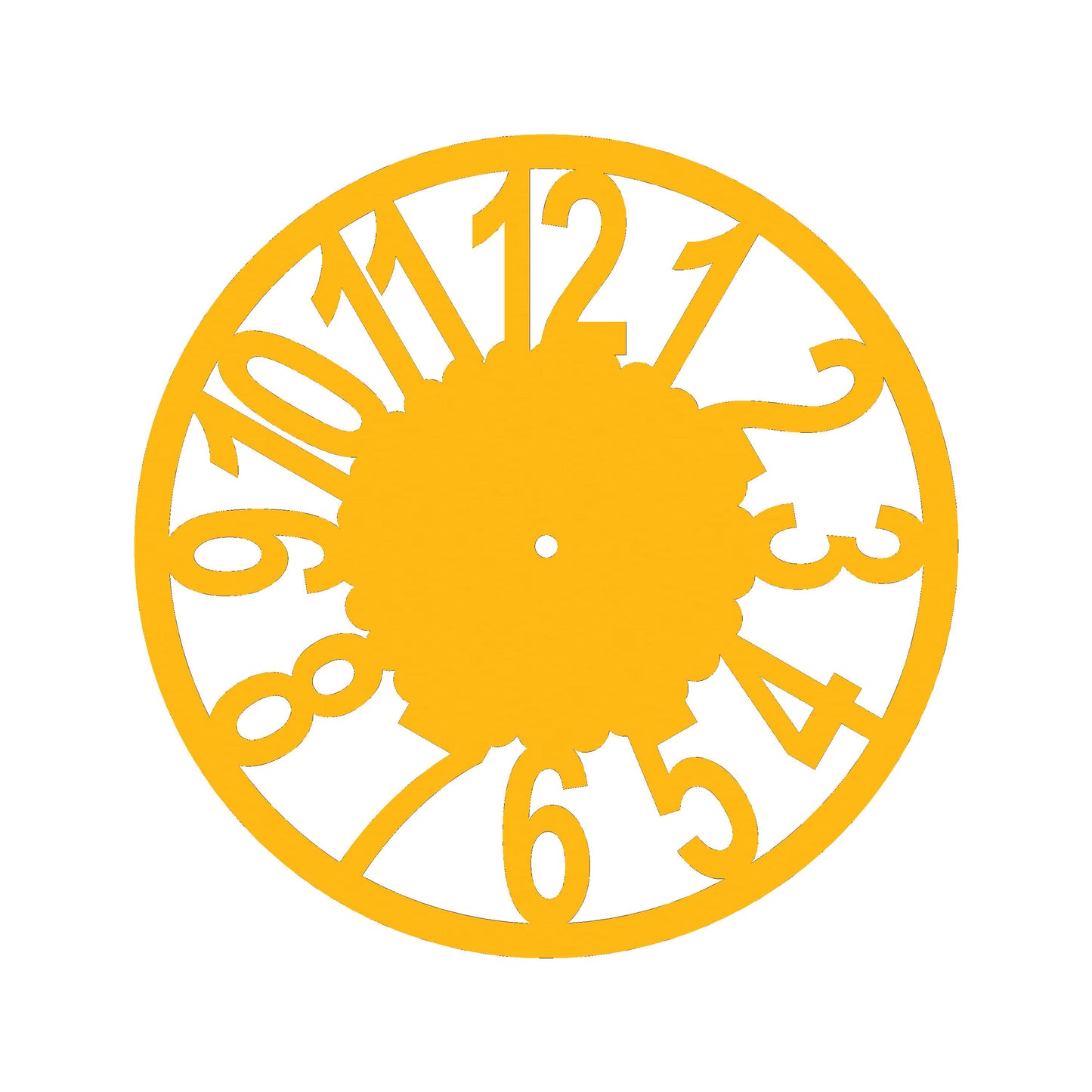 New Cutwork Border Clock Dial 7
