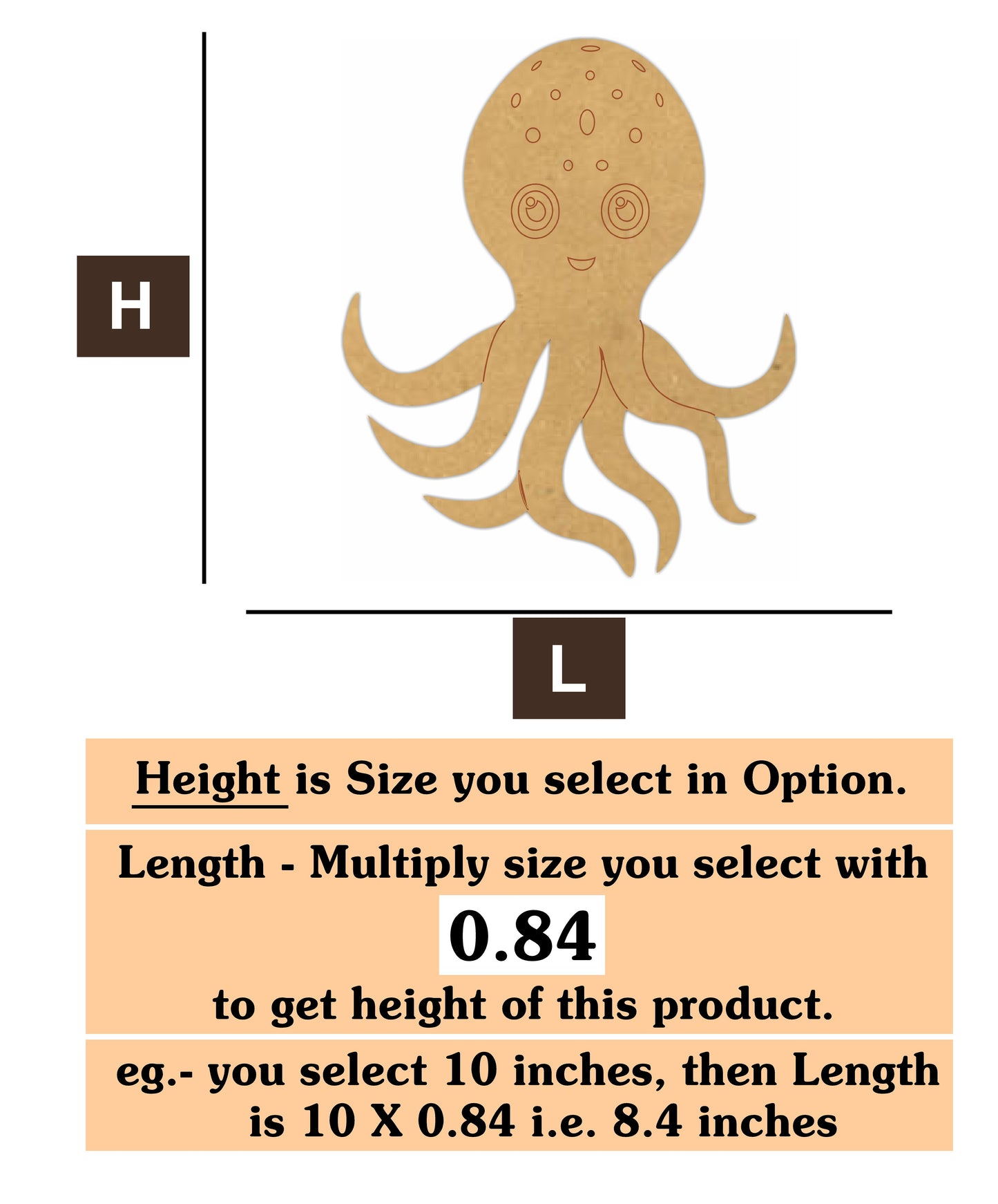 Octopus MDF Cutout