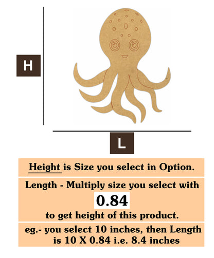 Octopus MDF Cutout