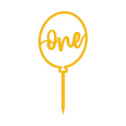 One Cake Topper