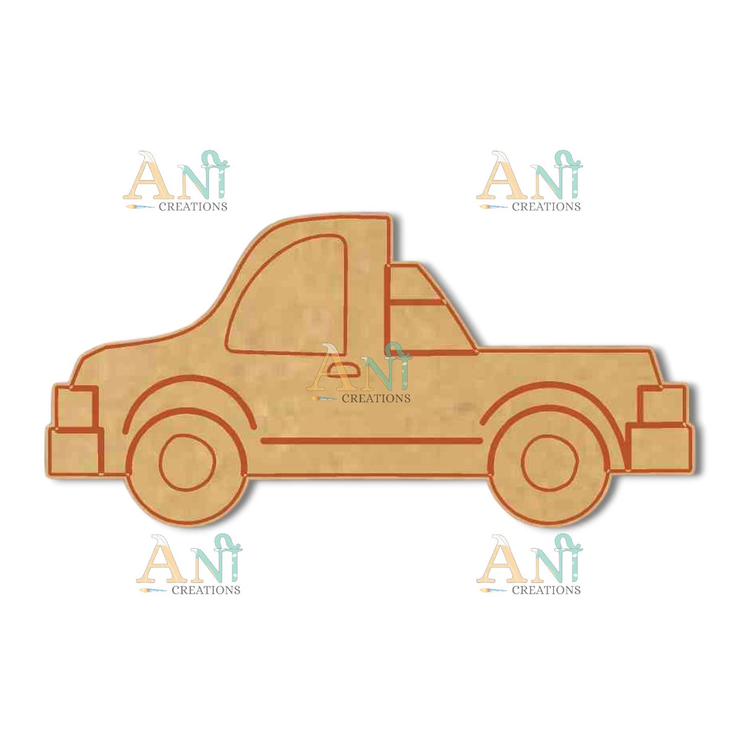 Jeep car MDF Cutout