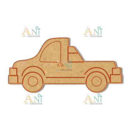 Jeep car MDF Cutout