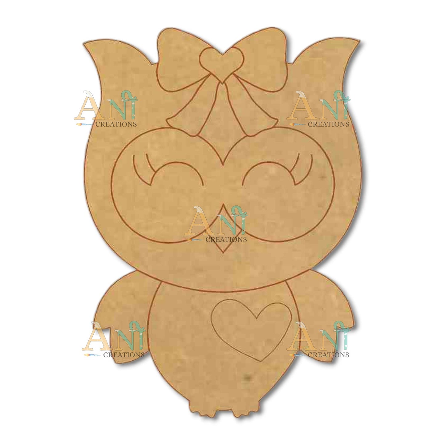 Owl 1 MDF Cutout