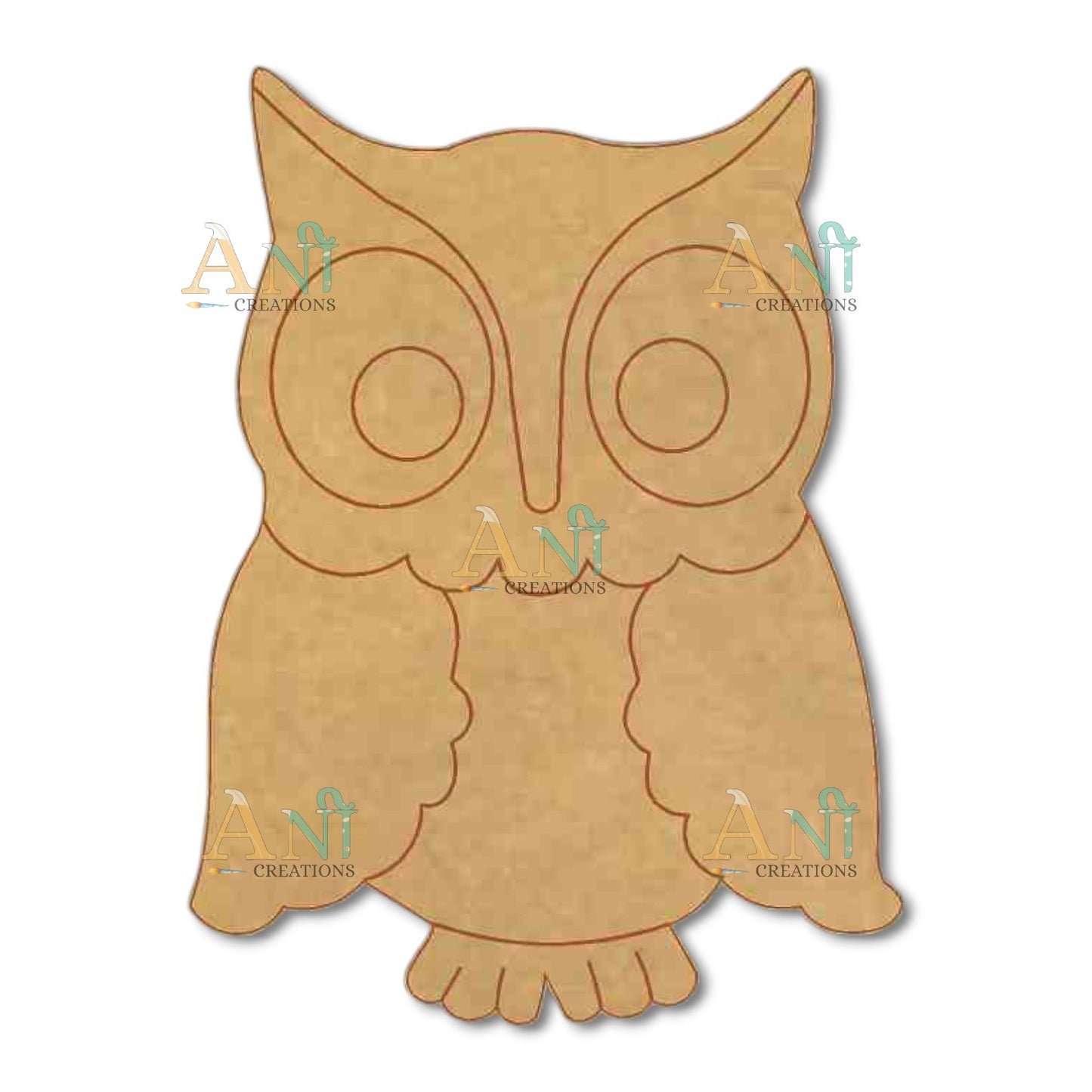 Owl 4 MDF Cutout