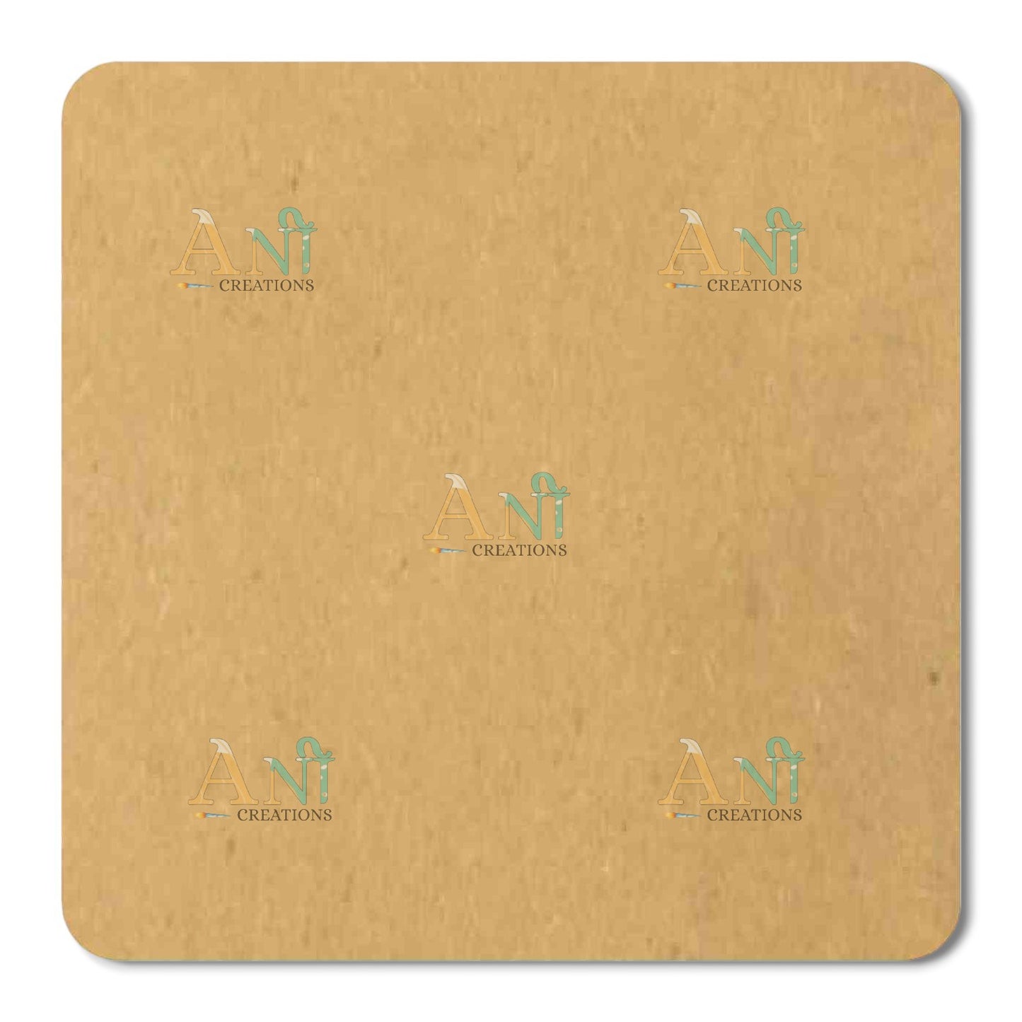 Plain Square rounded MDF