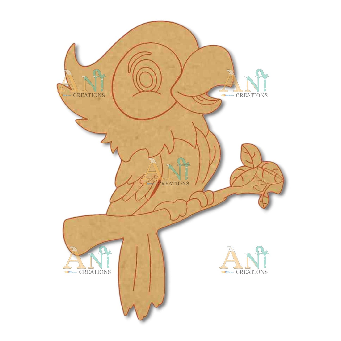 Parrot MDF Cutout