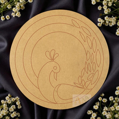 Peacock 9 MDF Premarked